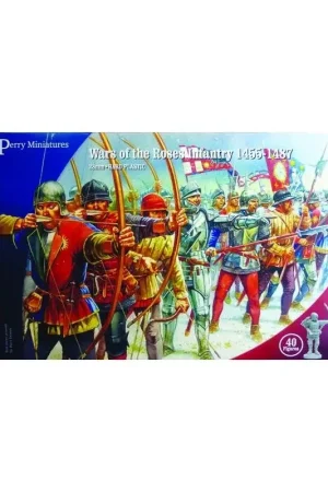 Perry Miniatures - Plastic Oorlogen van de Rozen-Infanterie 1450-1500 Figuren Nu Kopen