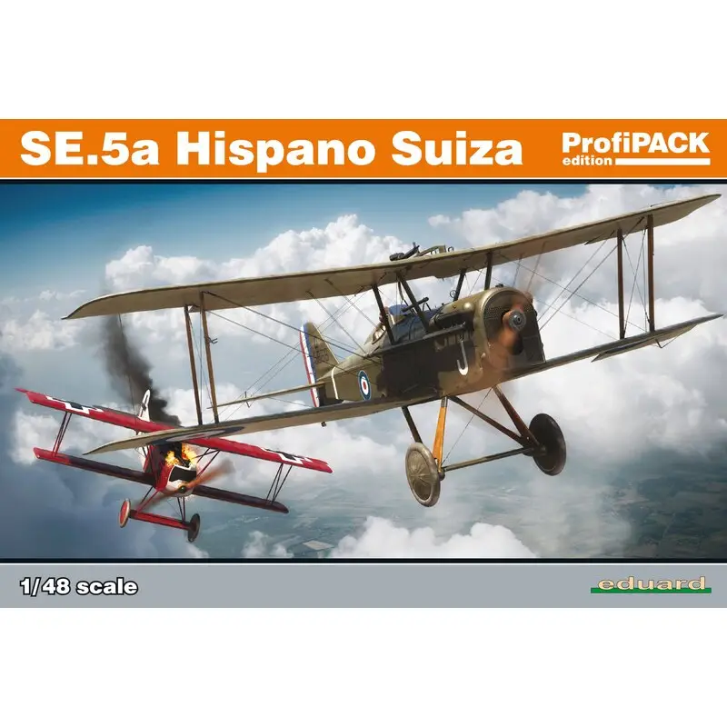 Royal_Aircraft_Factory SE5a met Hispano Suiza ProfiPACK editie van Britse WW1-vechtvliegtuigen SE.5a in 1/48 schaal. Nu Kopen