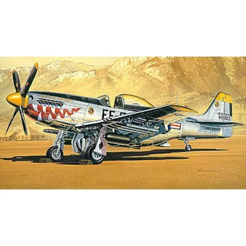 North American P-51D Mustang Korean War with rockets and bombs Schaalmodel Nu Kopen
