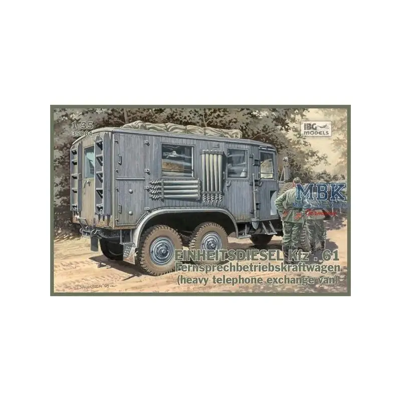 Einheitsdiesel Kfz.61 Fernsprechbetriebskraftwagen (heavy telephone exchange van Koop Online