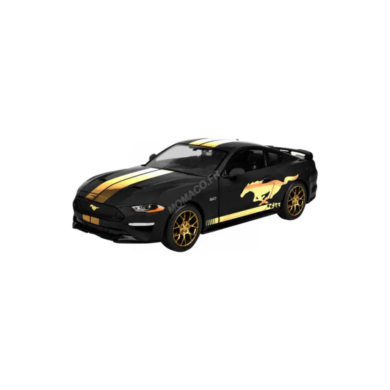 Express Levering 2018 ford mustang black/gold Miniatuur