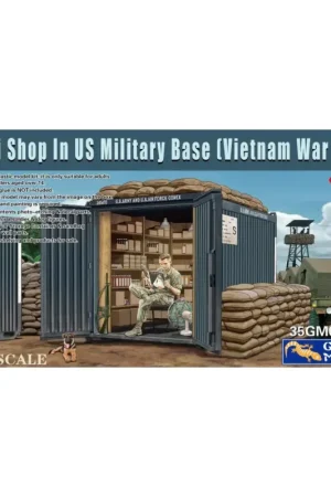 Bestseller GECKO: 1/35; Mini Shop In US Military Base (Vietnam War Era) Schaalmodel
