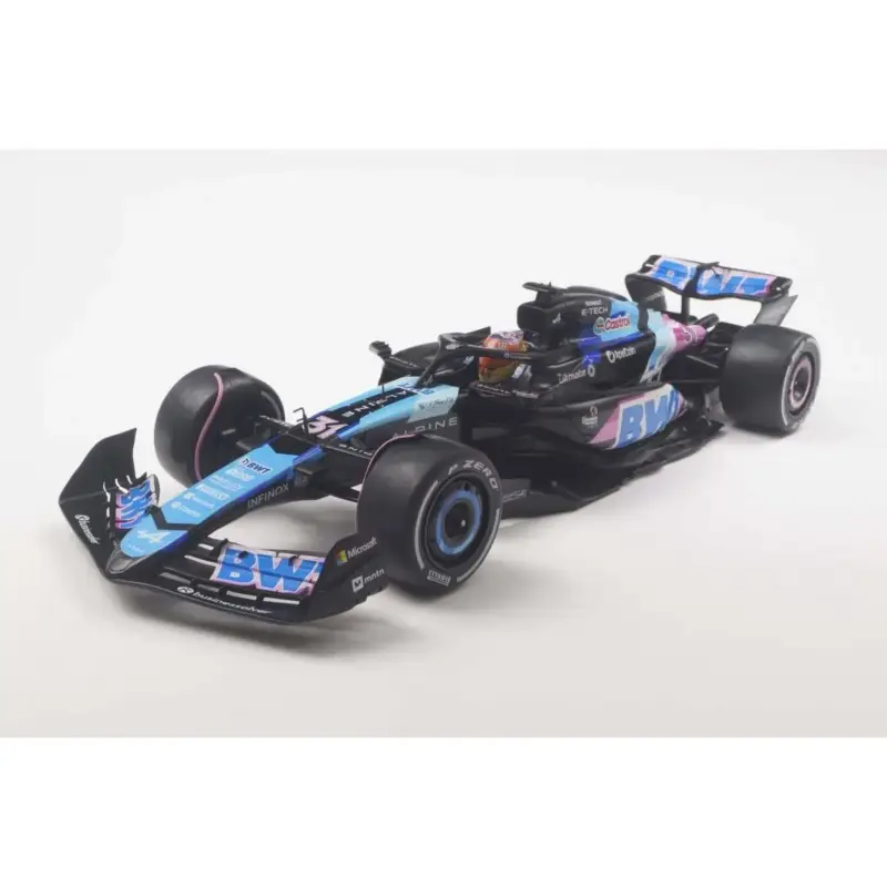 1:18 alpine f1 team a524 blue e.ocon miami gp 2024 Miniatuur Flitsaanbieding