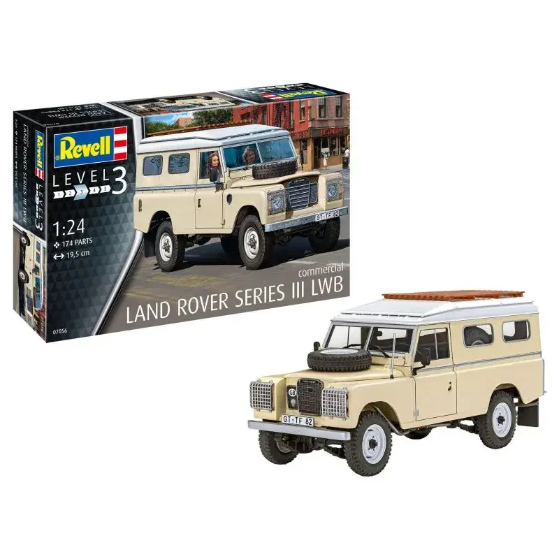 Modelset land rover series iii lwb 109 (commercieel) Schaalmodel Express Levering
