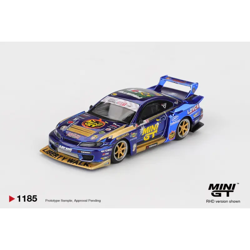 Seizoensaanbieding Mini gt nissan silvia s15 lb-super silhouette 555 team mini gt liberty walk formula drift 2025 1/64