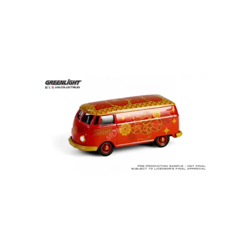 Volkswagen t2 panel van "chinese zodiac sign 2025 - year of the snake" Miniatuur Dagaanbieding