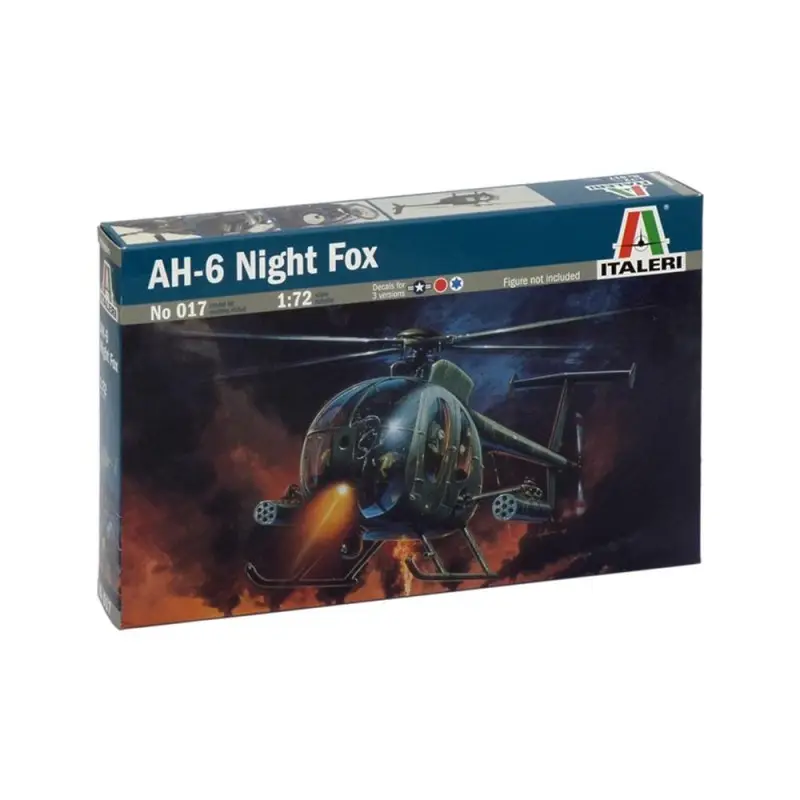 Must-Have Italeri: 1/72 ah-6 night fox Schaalmodel