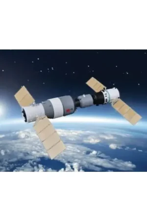 Rechtstreeks Van De Fabrikant China Space Station TG-1 Tiangong 1 & Spacecraft SZ-10 Shenzhou 10 Schaalmodel