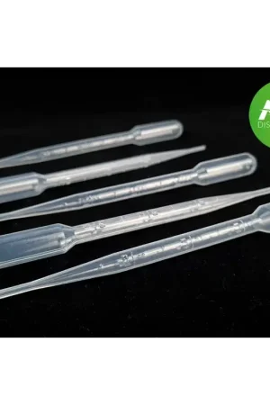 Beste Prijs Pipetten voor het mengen van kleuren Medium Size 5x3mlSet van 5 pipetten met ml schaalverdeling voor het nauwkeurig doseren van