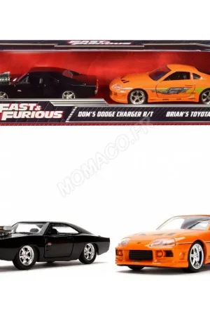Must-Have Pack dom & brian : dodge charger r/t 1970 & toyota supra 1995 "fast and furious (2001)"