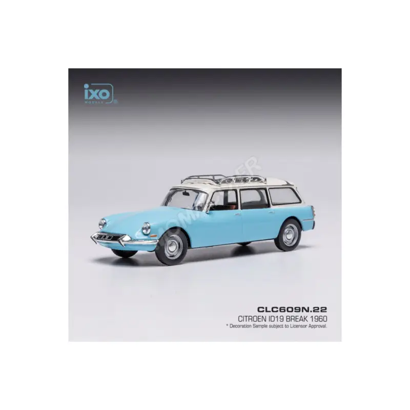 Citroen id 19 break 1960 light blue/white Miniatuur Dagaanbieding