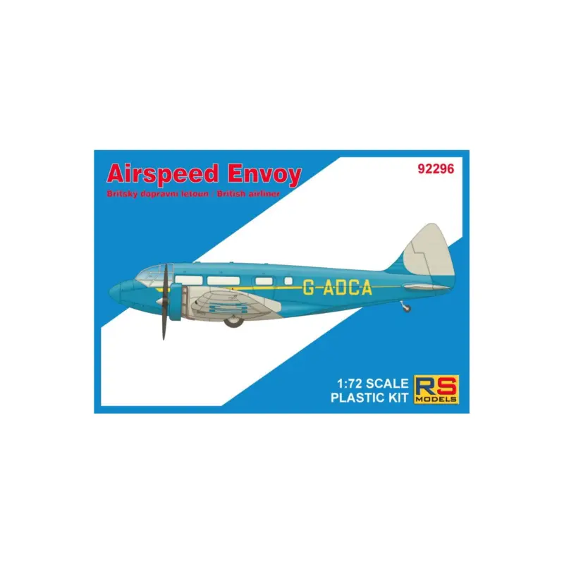RS MODELS 92296 AIRSPEED ENVOY MODEL, LYNX ENGINE 1/72 (4 decal ver. for Spain, GB, Australia) Goedkoop