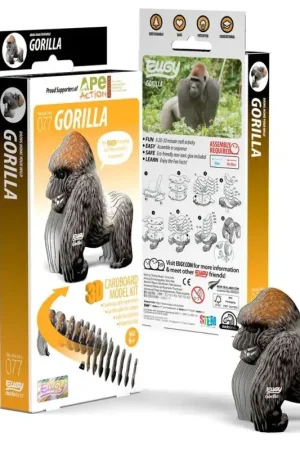 EUGY 3D - Gorilla Schaalmodel Gratis Retour
