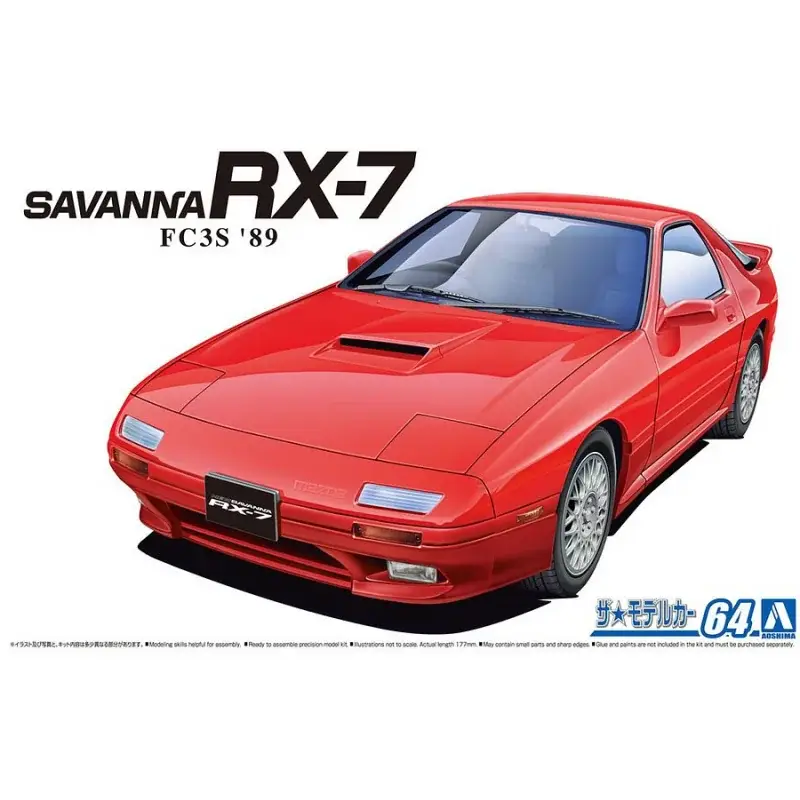 Mazda fc3s savanna rx-7 1989 Schaalmodel Alleen Vandaag