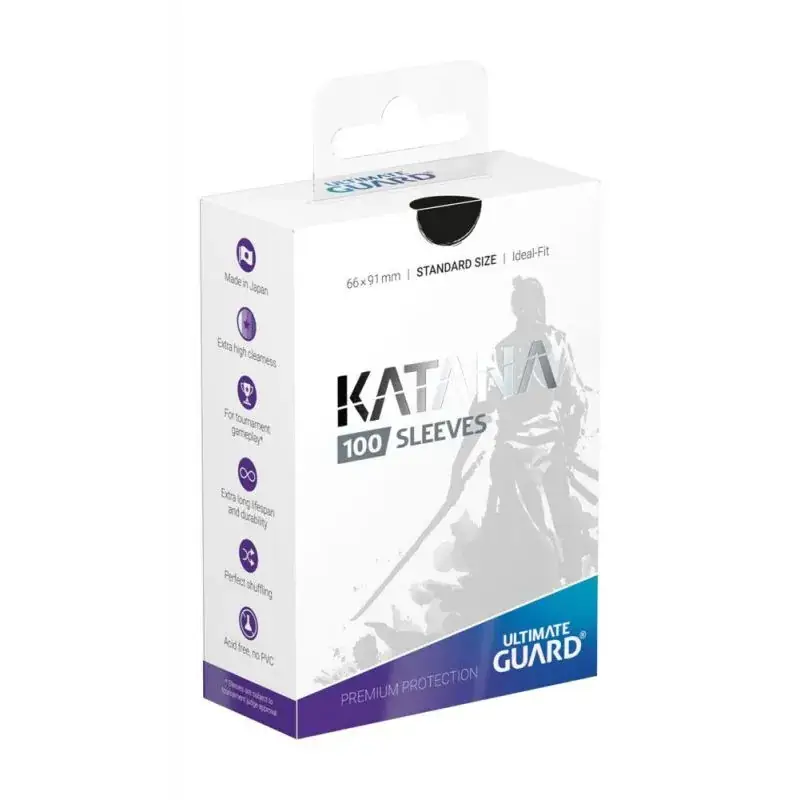 Ultimate Guard Katana Sleeves Standard Size Black (100) Beperkte Voorraad