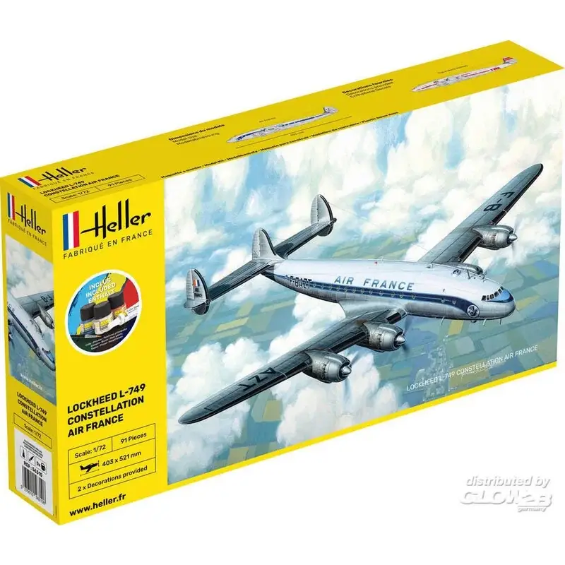 Aanbieding STARTER KIT L-749 Constellation AF Schaalmodel
