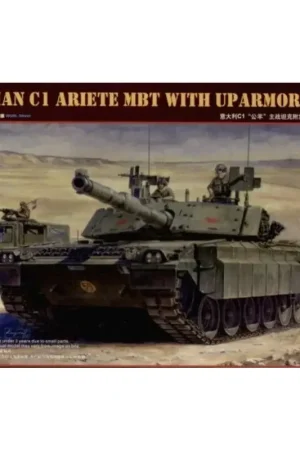 Voordeelprijs Italian C1 Ariete MBT with up armour Schaalmodel