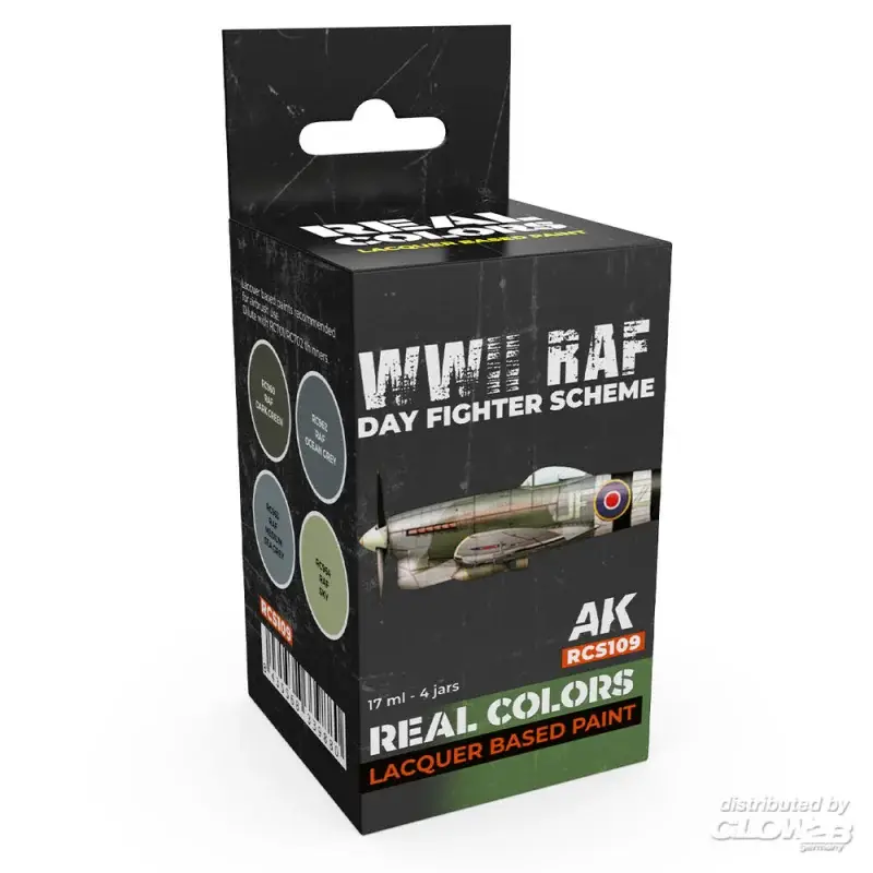 WWII RAF Day Fighter Scheme SET Acrylverf Op = Op