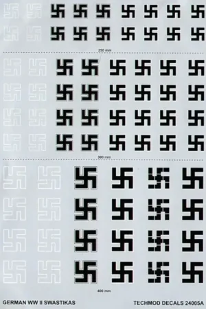 Meest Verkocht Sticker Luftwaffe WWII Swastikas. 3 sizes and 6 styles Decal