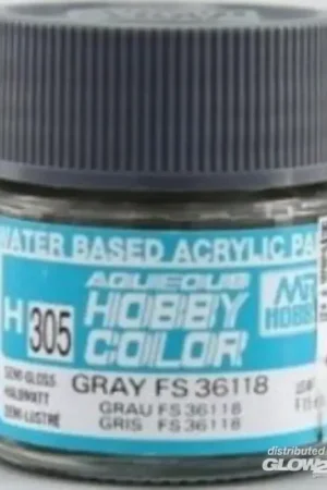 Mr Hobby -Gunze Aqueous Hobby Colors (10 ml) Gray FS 36118 Gecertificeerd