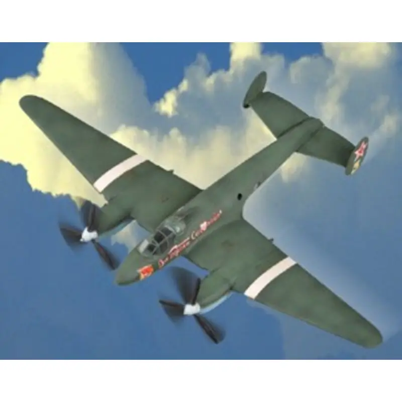 Soviet PE- 2 Bomber Schaalmodel Meest Verkocht
