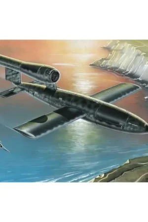 Beperkt Aanbod Fieseler Fi-103 / V-1 Een model van de Duitse onbemande raket, de beruchte V-1 vliegende bom die is ontworpen en wordt gebruikt