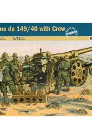 Koopje Cannone da 149/40 with Crew Figuren