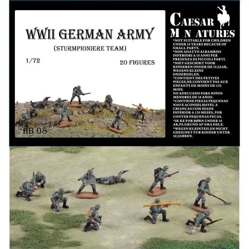 GermanWWII Army Sturmpioniere Team Figuren Snelle Levering