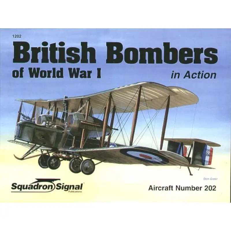 Seizoensaanbieding Boek British Bombers of WWI (In Action Series)