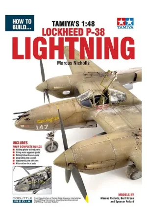 Betrouwbaar Hoe te bouwen... Tamiya's 1:48 Lockheed P-38 Lightning door Marcus Nicholl. 84 pagina's, allemaal in kleur [P-38F/G P-38J]