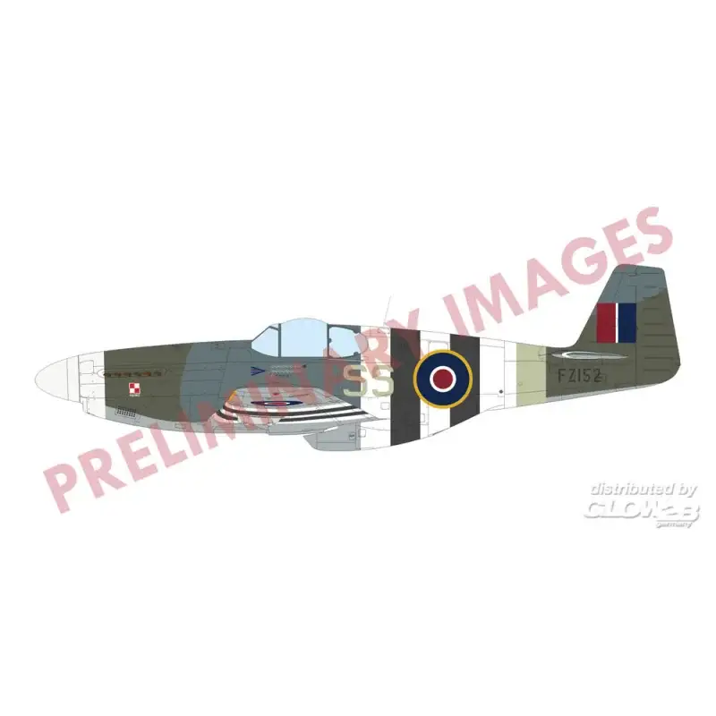 Tijdelijk Beschikbaar Mustang Mk.III EDUARD-PROFIPACK Schaalmodel