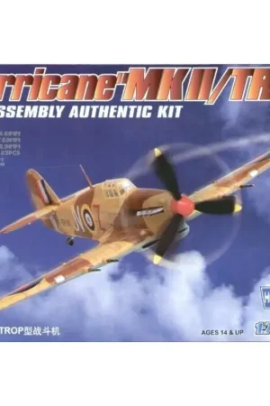 Hawker Hurricane Mk.II Trop Easy Build with 1 piece wings and lower fuselage 1 piece fuselage. Other parts as normal. Optional o Alleen Vandaag