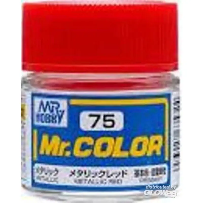Mr Hobby -Gunze Mr. Color (10 ml) Metallic Red Acrylverf Alleen Vandaag