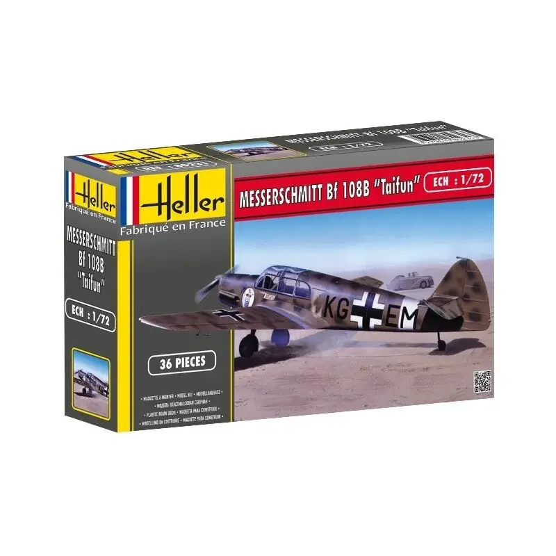 Messerschmitt Me 108B Taifun Schaalmodel Snelle Levering