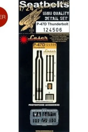 Aanbieding Republic P-47D Thunderbolt - Seatbelts (designed To Be Farming with Kinetic Model and Vintage Hobby kits)