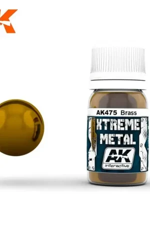 Laatste Versie XTREME METALEN MESSING 30ml Acrylverf