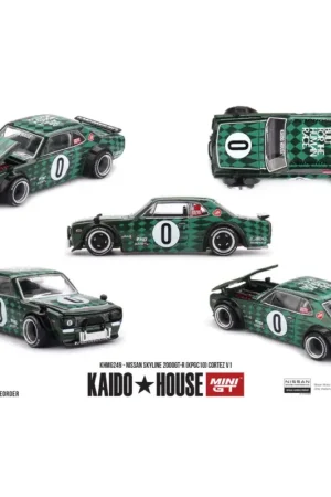 MINI GT x KAIDO HOUSE NISSAN SKYLINE GT-R (KPGC10) CORTEZ V1 1969 1/64 Miniatuur Alleen Vandaag