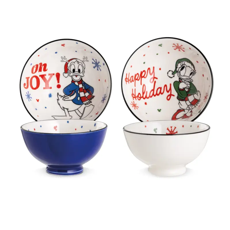 DISNEY - Magic Winter - Set of 2 Bowls 300ml - Donald & Daisy Veilige Betaling