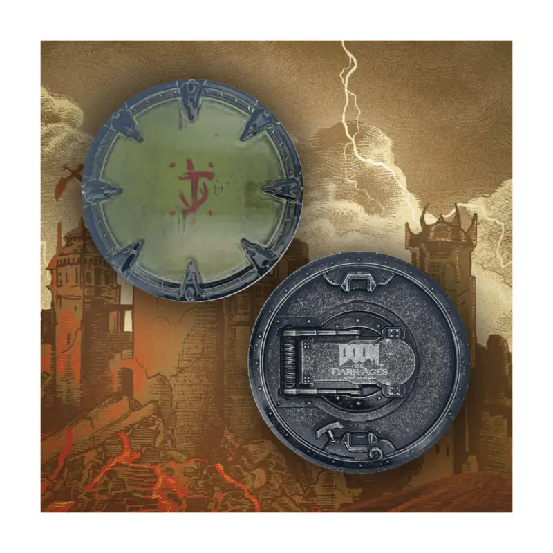 Alleen Vandaag DOOM THE DARK AGES - Shield - Limited Edition Medallion