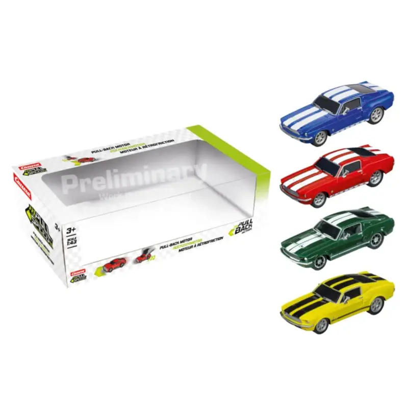 Ford Mustang '67 Pack of 4 Miniatuur Gecertificeerd