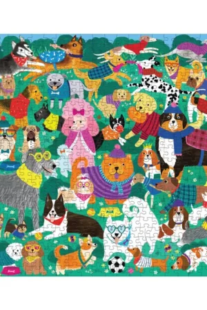 Aanbieding Mudpuppy Puzzel: DOGGONE DAYS 51x51cm, 500 stukjes, in een doos van 20x20x5cm, 8+ Puzzle