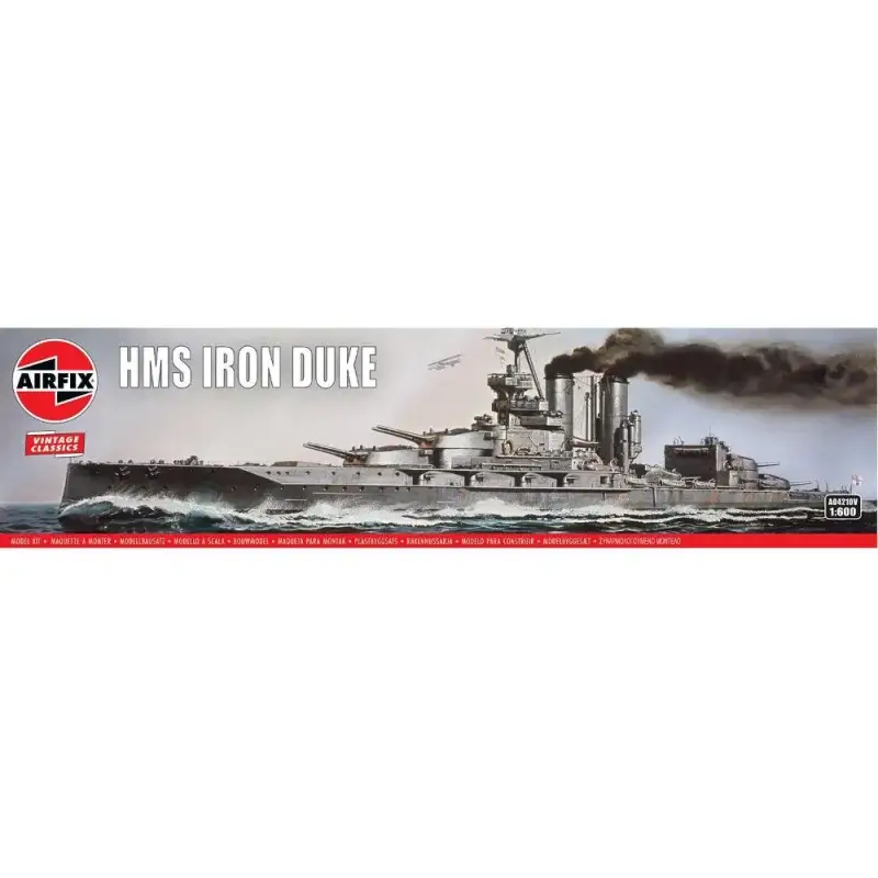Premium Airfix: schaal 1:600 - HMS Iron Duke Schaalmodel
