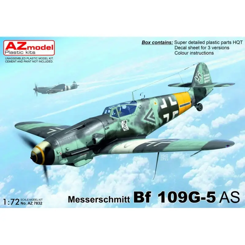 Betaalbaar Messerschmitt Bf-109G-5/AS Schaalmodel