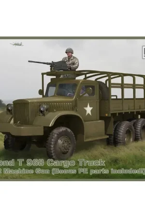 Diamond T 968 Cargo Truck met M2 Machine Gun (Bonus PE onderdelen inbegrepen!) Schaalmodel Must-Have