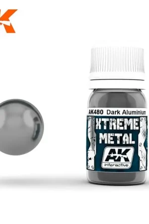 XTREME METAAL DONKER ALUMINIUM 30ml Acrylverf Nu Kopen