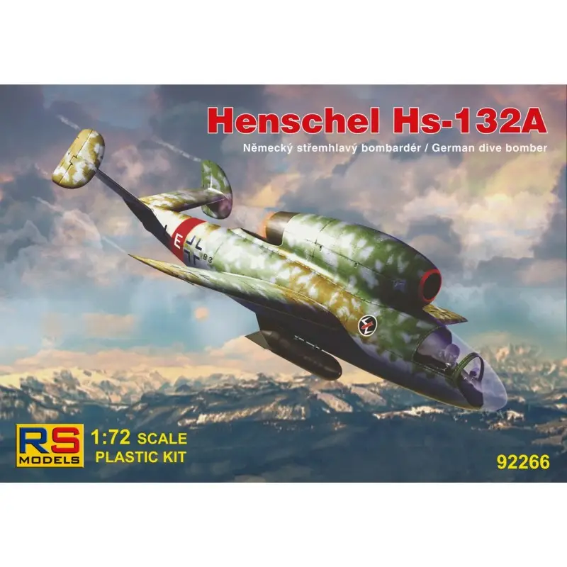 Henschel Hs-132A Schaalmodel Exclusieve Aanbieding