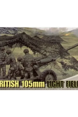 Express Levering British 105mm light field gun Schaalmodel