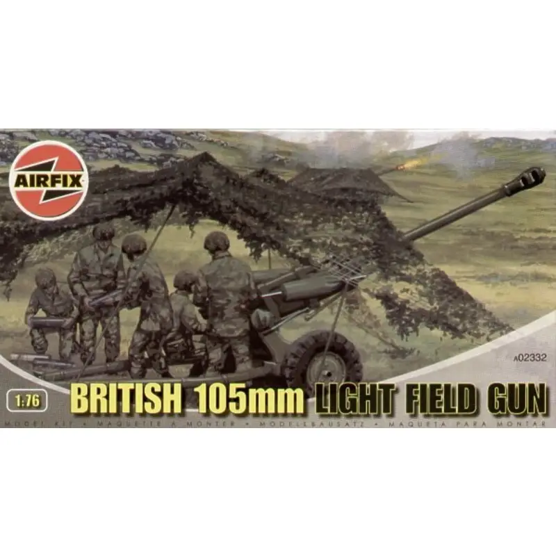 Express Levering British 105mm light field gun Schaalmodel