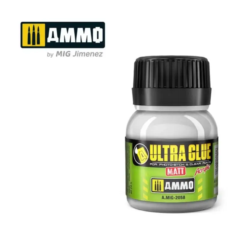 Direct Beschikbaar AMMO OF MIG: Ultra Glue Matt for Photo-Etch and Clear Parts Lijm