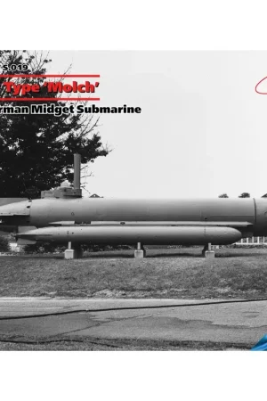 Molch Midget Submarine U-Boat Type 'Molch', WWII German Midget Submarine (100% new molds) NEW - IV quarter Koop Online